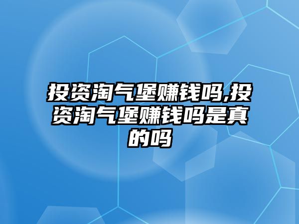 投資淘氣堡賺錢嗎,投資淘氣堡賺錢嗎是真的嗎