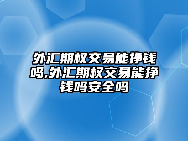 外匯期權交易能掙錢嗎,外匯期權交易能掙錢嗎安全嗎